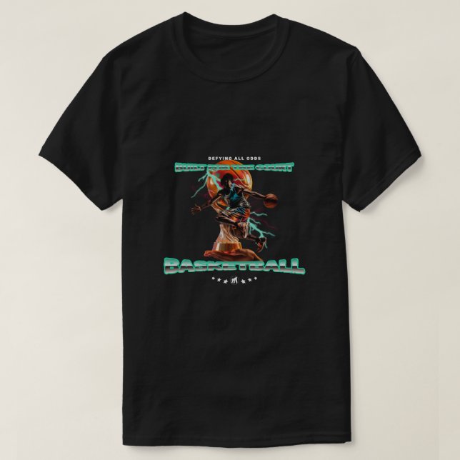 BUILT FOR THE COURT, BASKETBALL T-Shirt (Design vorne)