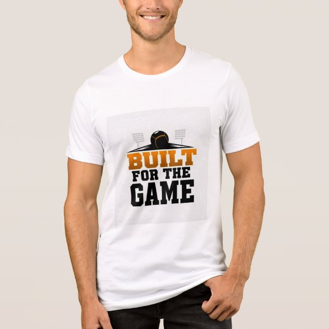 Built for the Game Baseball Stadium T-Shirt Tri-Blend Shirt (Vorderseite)