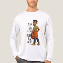 Built like A King,Pixarstyle 3d Tri-Blend Shirt