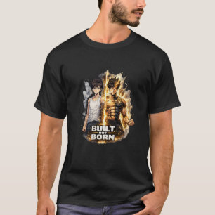 Built Not Born Anime-Gym-Transformations-T-Shirt T-Shirt