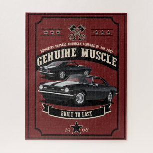 Built To Last Muscle Car Jigsaw Puzzle