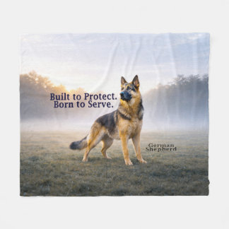 Built to Protect German Shepherd Fleecedecke