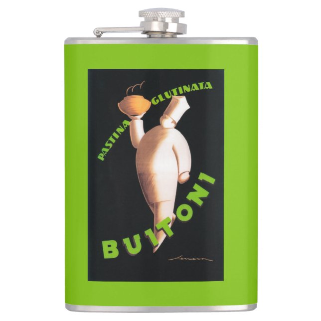 Buitoni Nudel Werbeplakat Flachmann (Vorderseite)