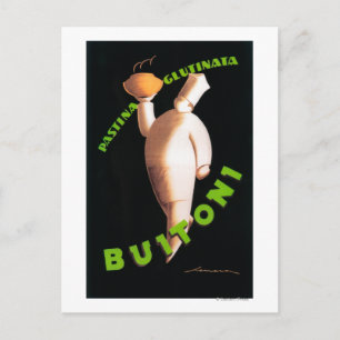 Buitoni Nudel-Werbeplakat Postkarte
