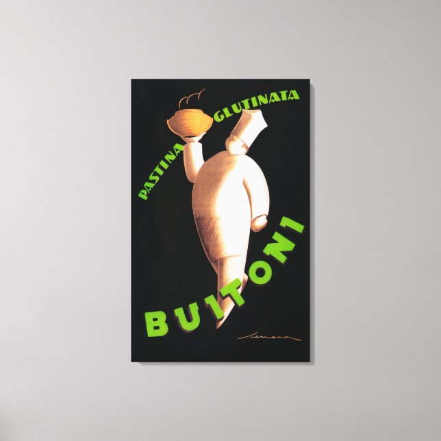 Buitoni Pasta Werbeplakat Leinwanddruck (Vorderseite)