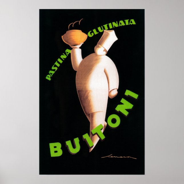 Buitoni Pasta Werbeplakat Poster (Vorne)
