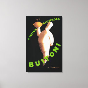 Buitoni Teigwaren-förderndes Plakat Leinwanddruck