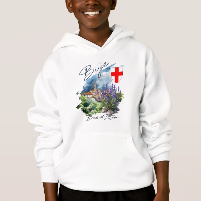 Buje Croatia Hoodie (Vorderseite)