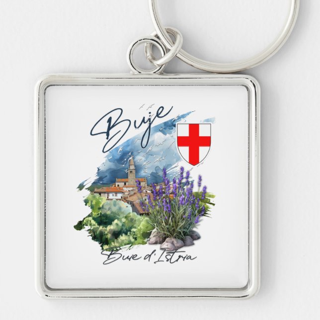 Buje Croatia Schlüsselanhänger (Vorne)