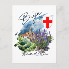 Buje Kroatien Feiertagspostkarte
