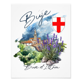 Buje Kroatien Fotodruck