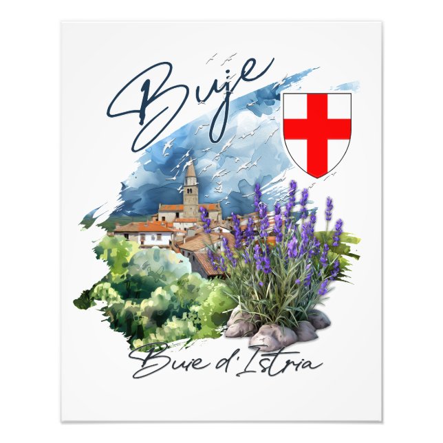Buje Kroatien Fotodruck (Vorne)
