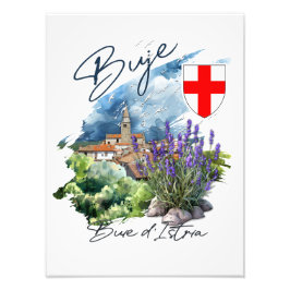 Buje Kroatien Fotodruck
