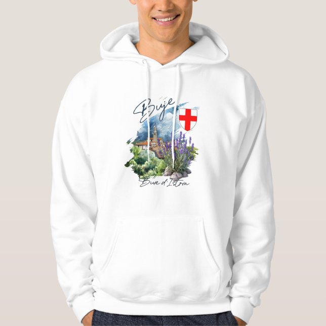 Buje Kroatien Hoodie (Vorderseite)