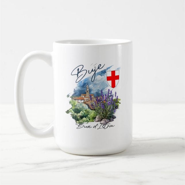 Buje Kroatien Kaffeetasse (Links)