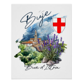 Buje Kroatien Poster