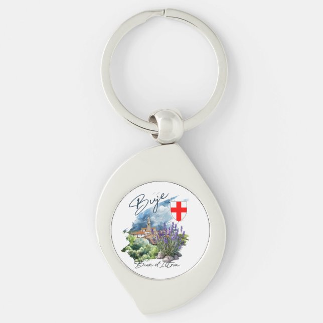 Buje Kroatien Schlüsselanhänger (Vorderseite)