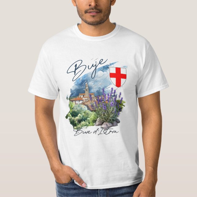 Buje Kroatien T-Shirt (Vorderseite)