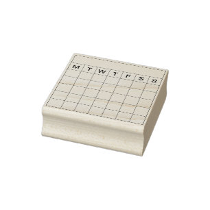 Bujo Bujo für den Kalendertag Gummistempel