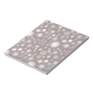 BuJo Gemustert Paper Dusty Pink Florals Notizblock