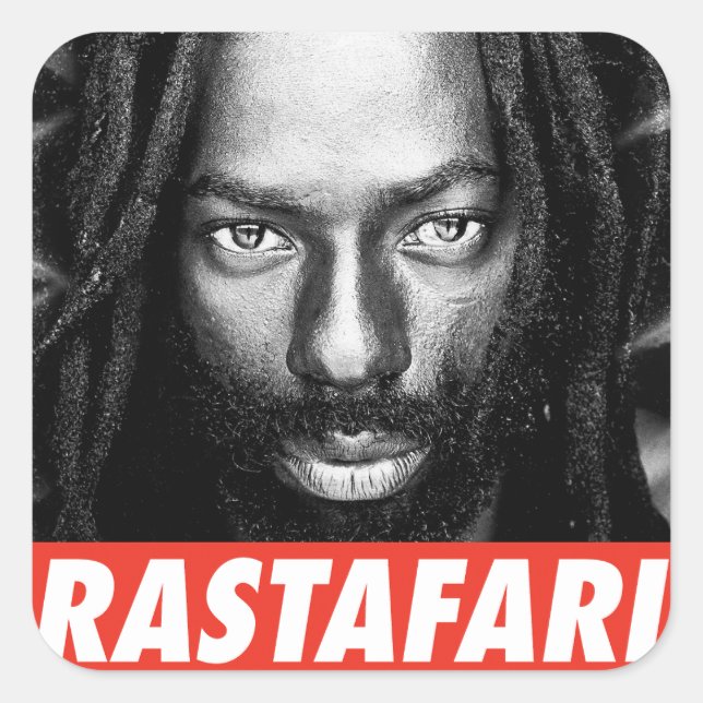 Buju Rastafari Rasta Bless One Love Roots Sticker  (Vorderseite)