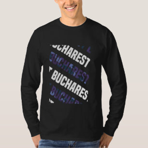 Bukarest Camouflage Pattern Lila Camouflage T-Shirt