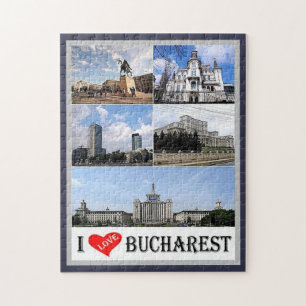 Bukarest - I Liebe - Rumänien - Puzzle