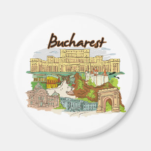 Bukarest, Rumänien Magnet