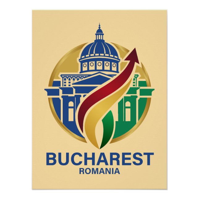 Bukarest Rumänien Osteuropäisch Poster (Vorderseite)