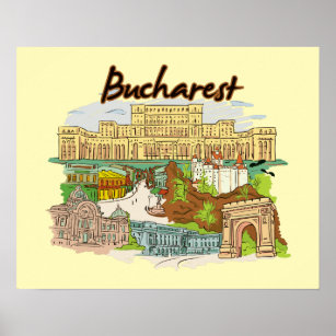 Bukarest, Rumänien Poster