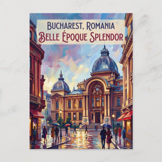 Bukarest Rumänien Postkarte (Vorderseite)