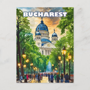 Bukarest (Rumänien) Postkarte