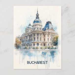 Bukarest Rumänien Reisen Postkarte
