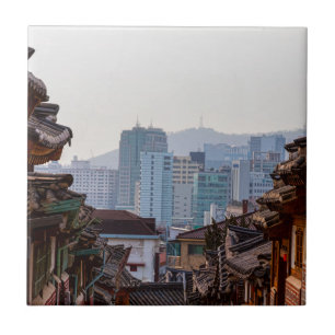 Bukchon Hanok Dorf-Kontrast Fliese