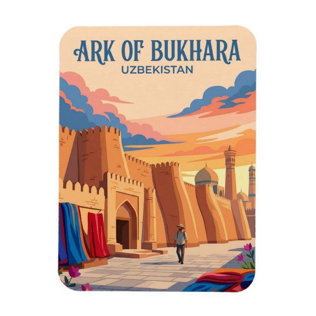 Bukhara Ark Festung Usbekistan Magnet (Vertikal)