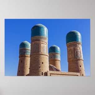 Bukhara, Usbekistan - Chor-Minor-Madrasa Poster