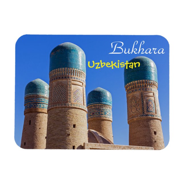 Bukhara, Usbekistan - Chor Minor Madrassah Magnet (Horizontal)