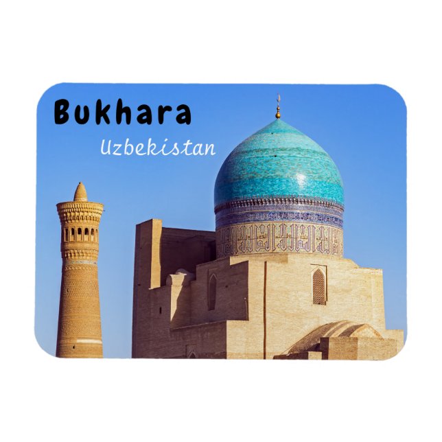 Bukhara, Usbekistan - Kalyan-Moschee Magnet (Horizontal)