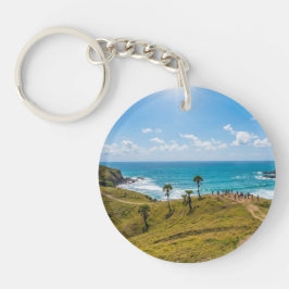 Bukit Merese Lombok Küstenansicht Schlüsselanhänge Schlüsselanhänger