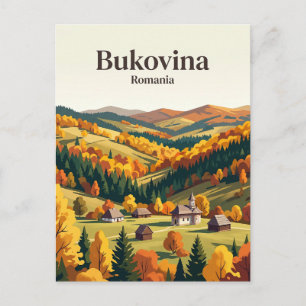 Bukowina, Rumänien Postkarte