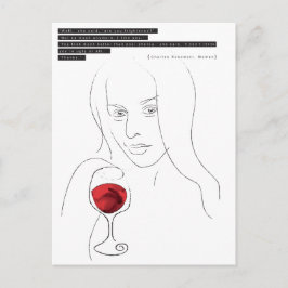 Bukowski Postcard Postkarte