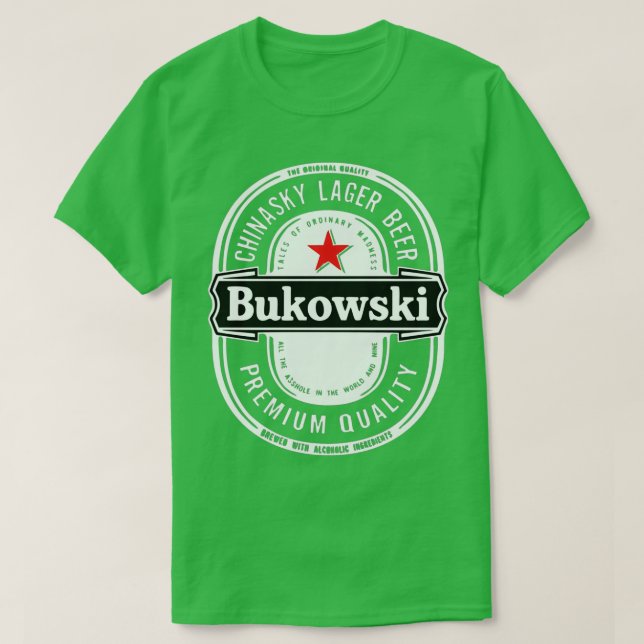 Bukowski T-Shirt (Design vorne)