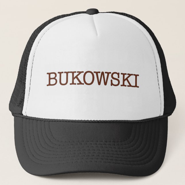 Bukowski Truckerkappe (Vorderseite)
