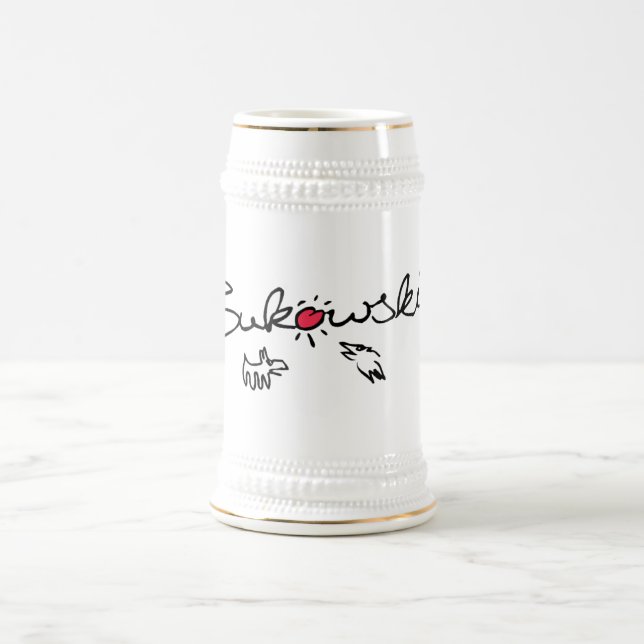 Bukowskis - Bieres Stein Bierglas (Mittel)