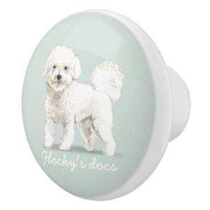Buksi - Havanese, Maltesisch, Shih tzu, Bichon Lie Keramikknauf