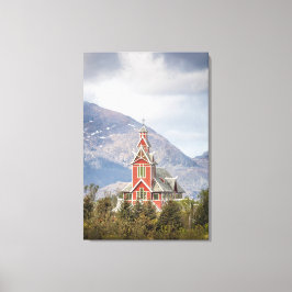Buksnes Church Lofoten Norwegen Leinwanddruck