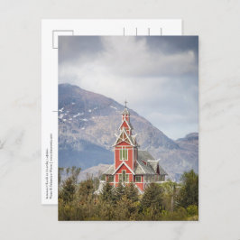 Buksnes Church Lofoten Norwegen Postkarte