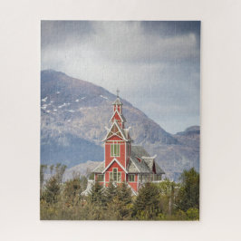 Buksnes Church Lofoten Norwegen Puzzle