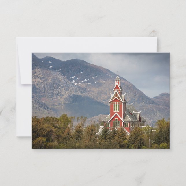Buksnes kirke Lofoten Card (Vorderseite)