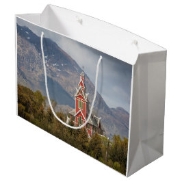 Buksnes kirke Lofoten Große Geschenktüte
